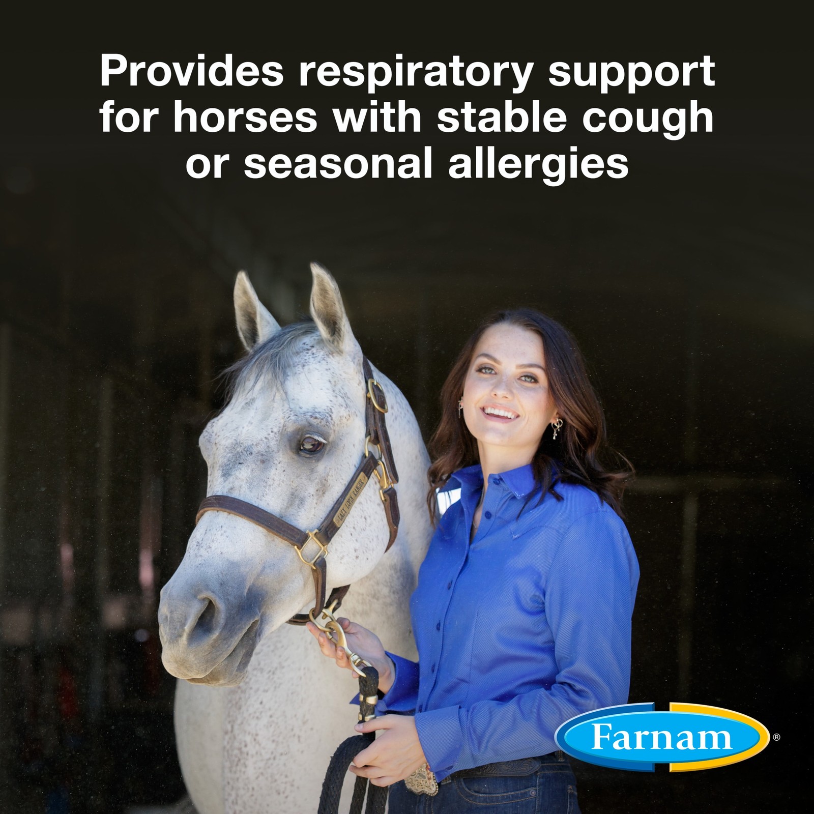 Farnam Cough Free Equine Respiratory Health Pellets, Provides respiratory suppor