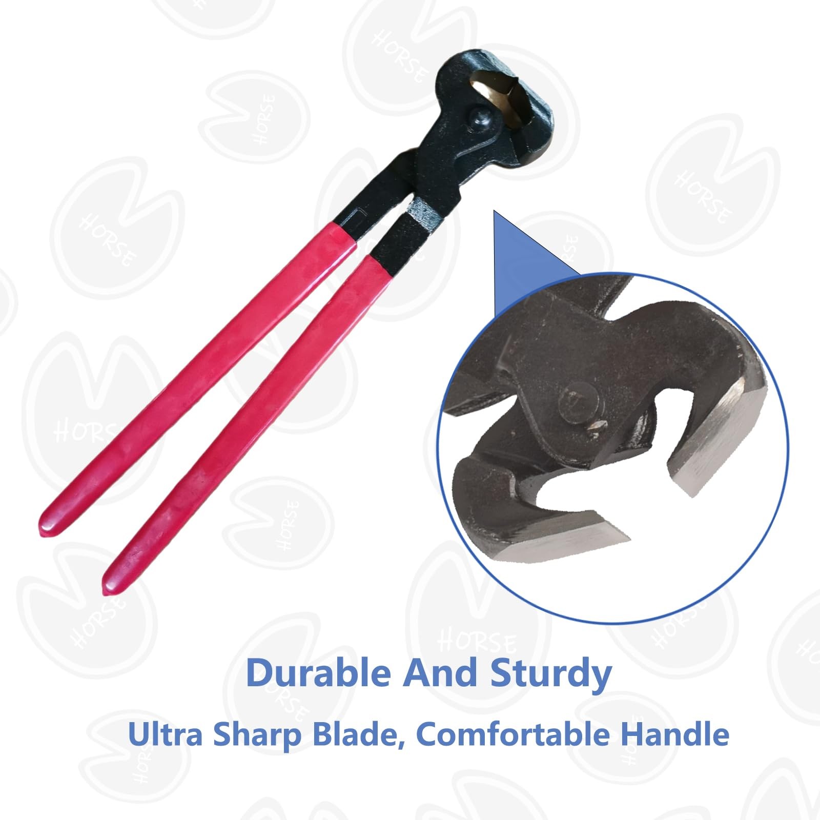 Professional Hoof Trimming & Rasp Tools for Horses, Durable Carbon Steel Farr…