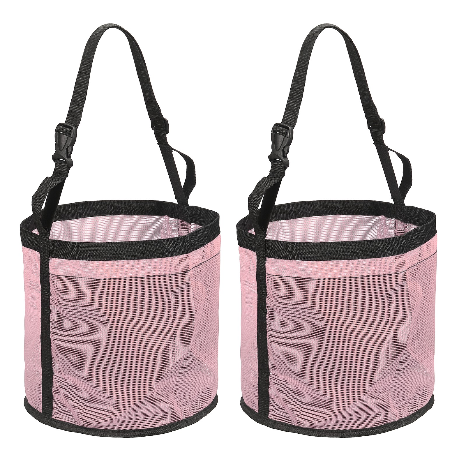 2Pcs Horse Feed Bag Pink L Intended for Horse Feeding Grain