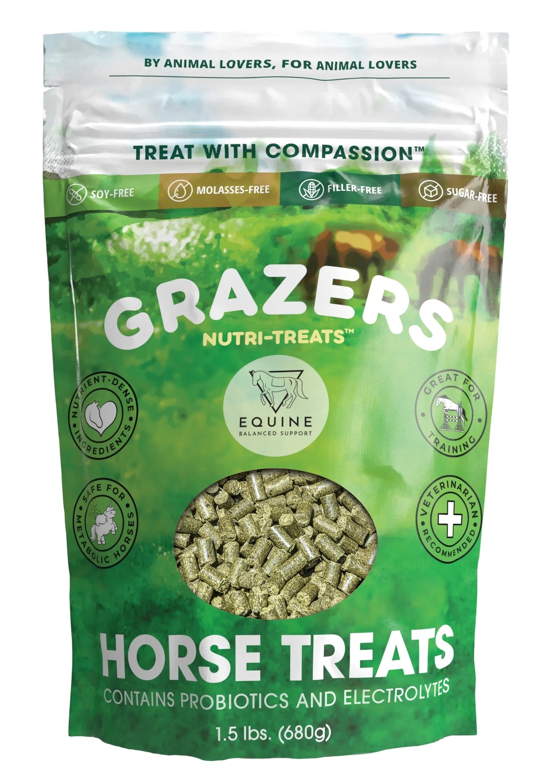 Equine Balanced Support Grazers Nutri-Treats (1.5 lbs)