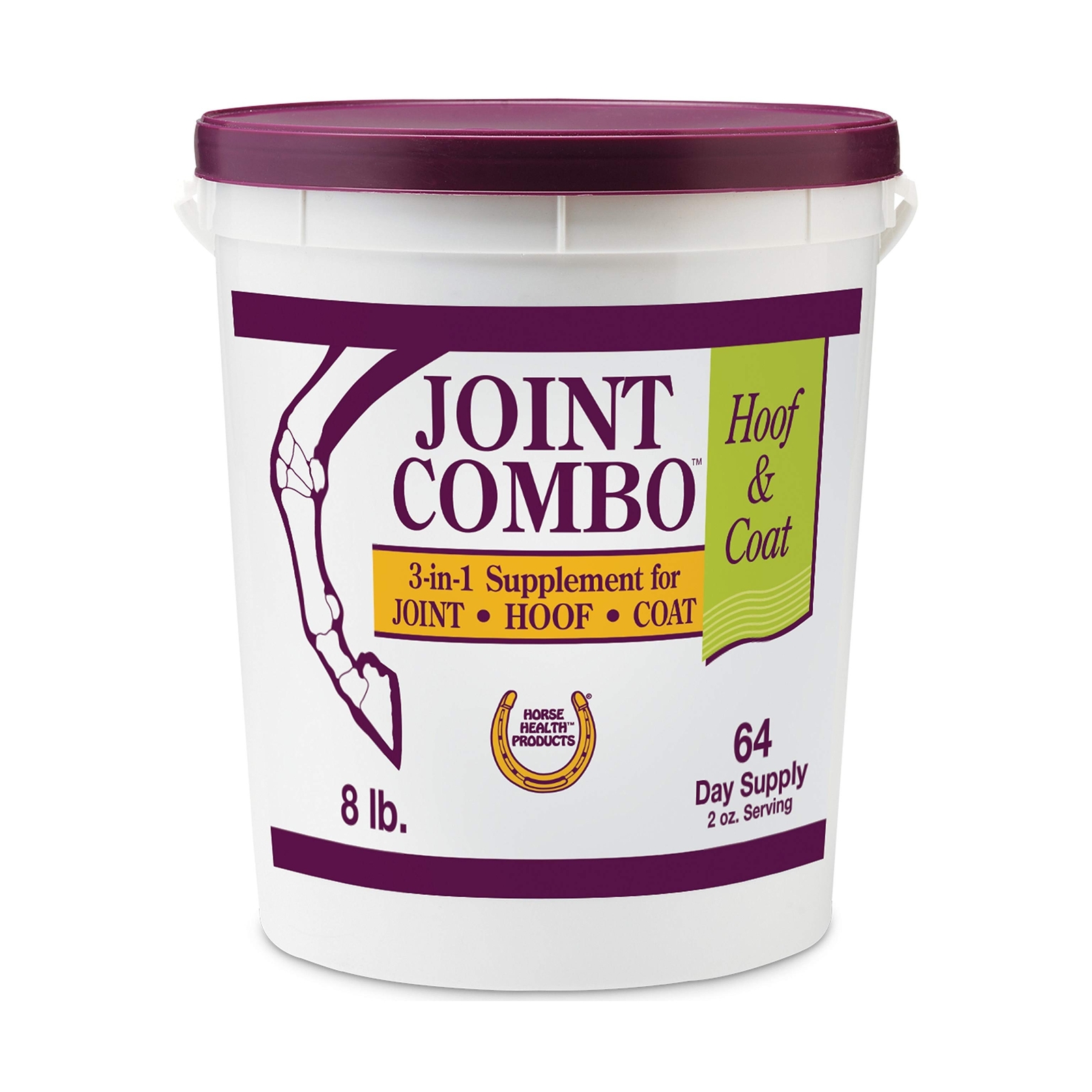 Horse Health Joint Combo Hoof & Coat, Convenient 3-in-1 horse joint supplemen…