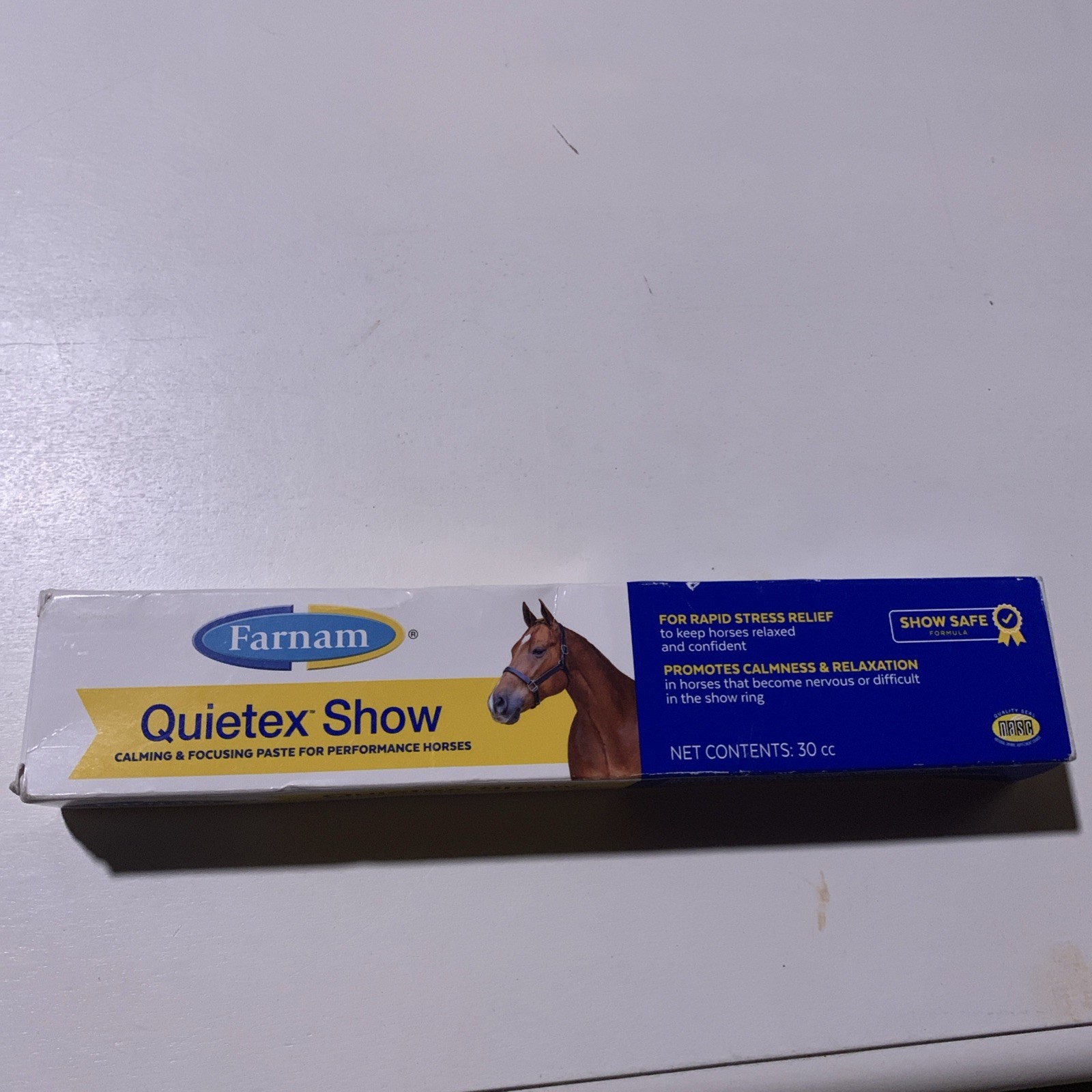 Farnam Quietex Show Calming & Focusing Paste for performance Horses