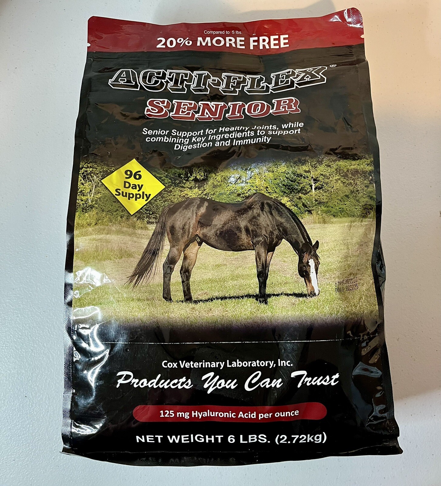 Cox ActiFlex Senior Joint and Weight Gain Horse Supplement 6lb 2.72kg refill bag