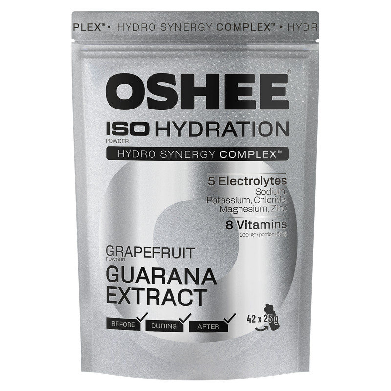 5905868422719 OSHEE Hydration Powder Grapefruit Doypack 1050g OSHEE Polska sp. z