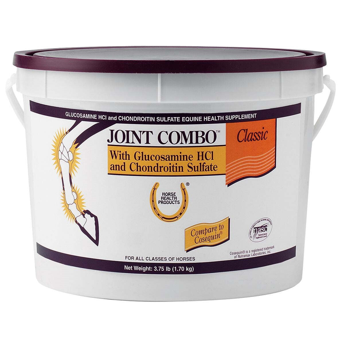 New! JOINT COMBO CLASSIC Horse Supplement 3.75 lbs. For horses equine joints