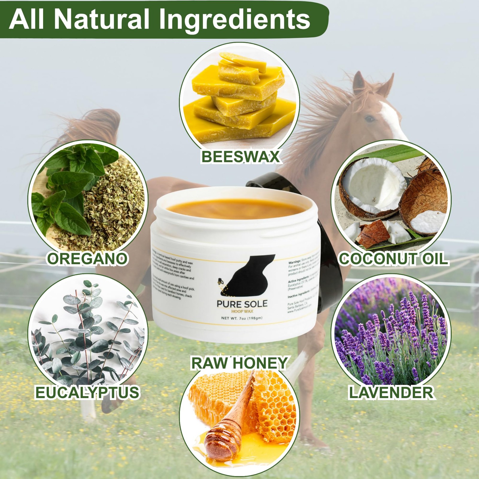 Hoof Wax – Hoof Putty Wax That Helps Heal and Protect Your Horse’s Hooves – Perf