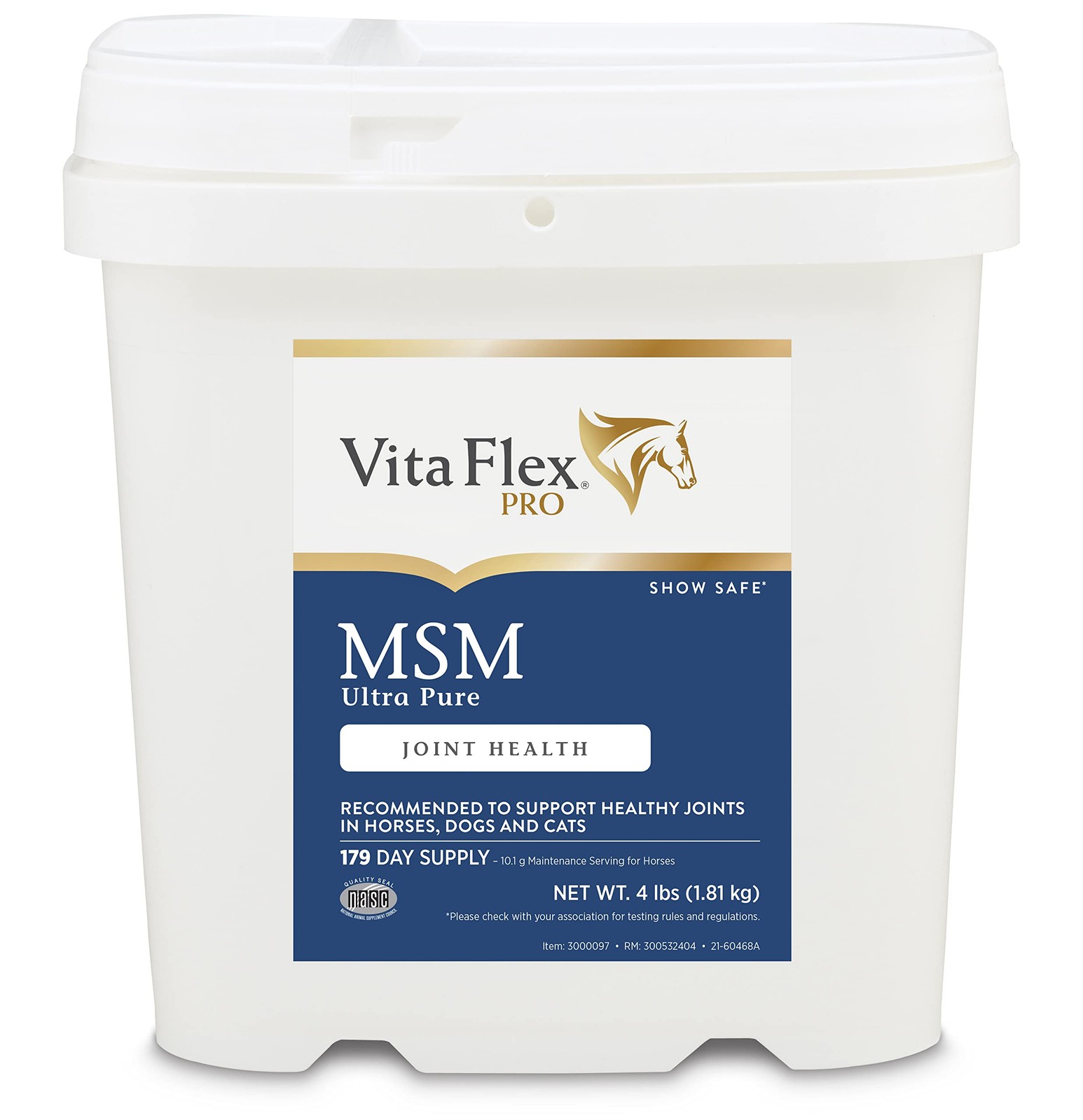 Vita Flex Ultra Pure Joint Supplement for Dogs, 4 Pound (Pack of 1), White