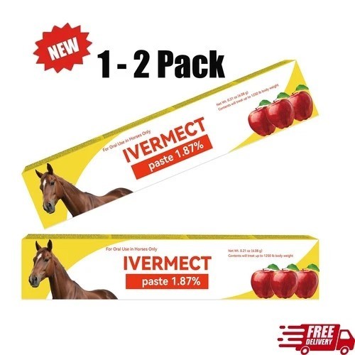 1-2 Pack In Box Paste Horse Dewormer Apple Flavor wormer