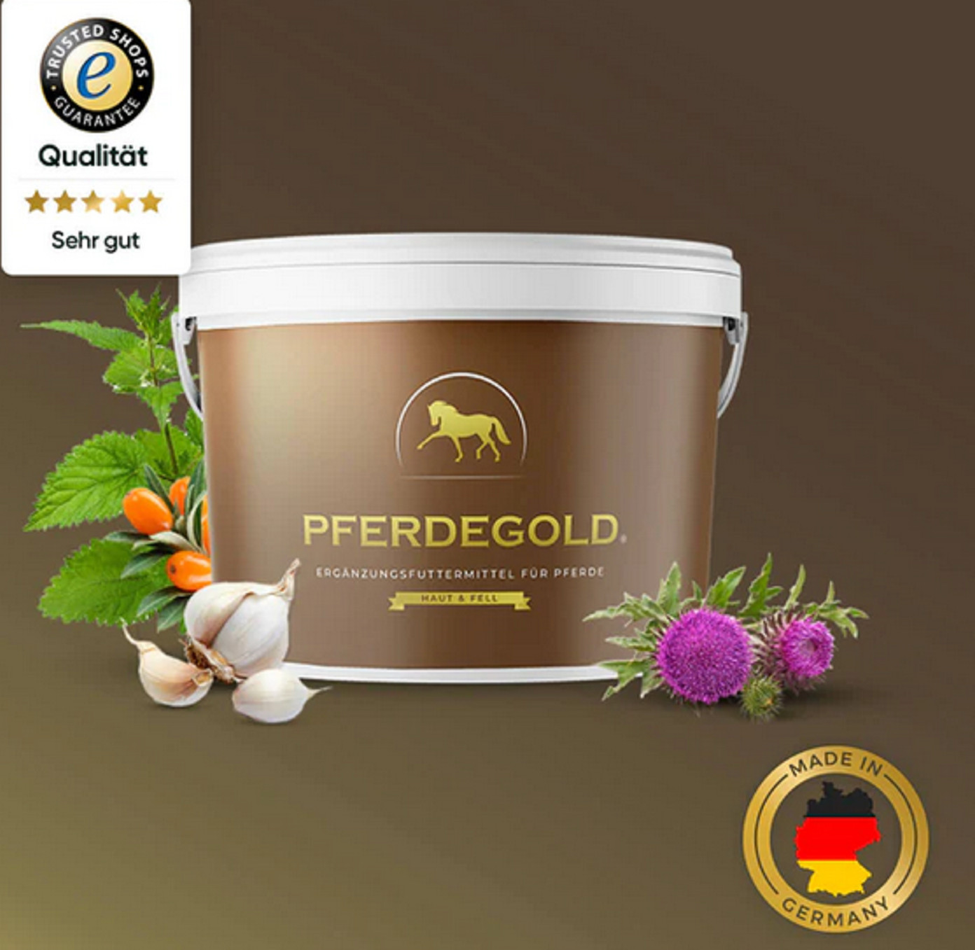 Horse Gold Skin and Coat Dietary Supplement Feed for Horses *INSTANT DISPATCH*