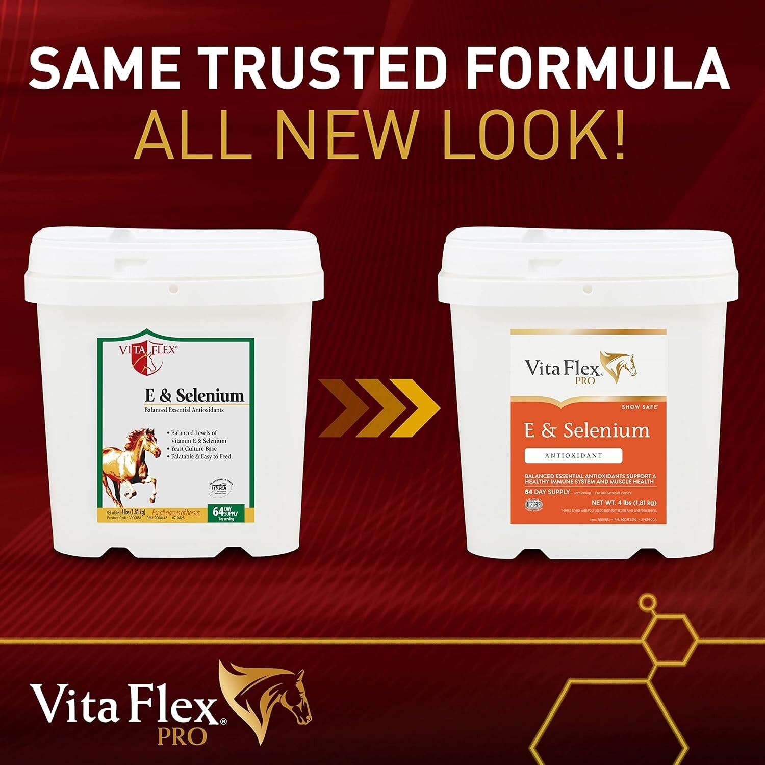Pro E & Selenium Horse Supplement 4 lb – 64-Day Supply of Essential Antioxidants