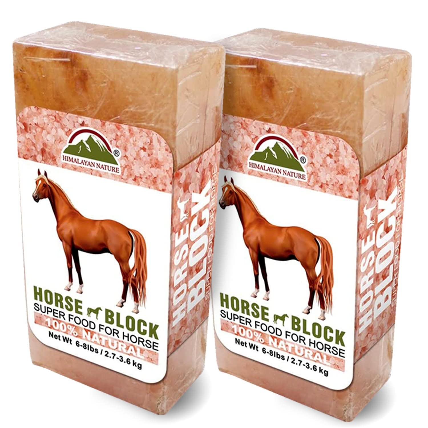Licking Salt for Horse, 100% Pure Himalayan Pink Salt Chunks, 6 LBS, Animal F…