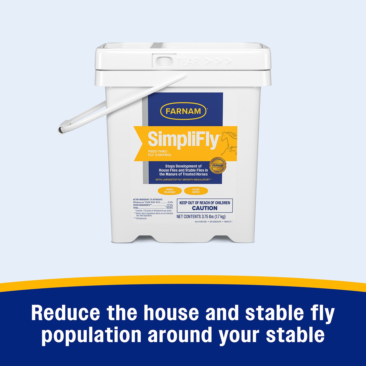 SimpliFly w/Larvastop Feed Control, 3.75 lb