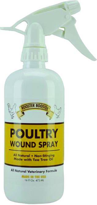 Durvet Rooster Booster Poultry Wound Spray 16 Oz. Null