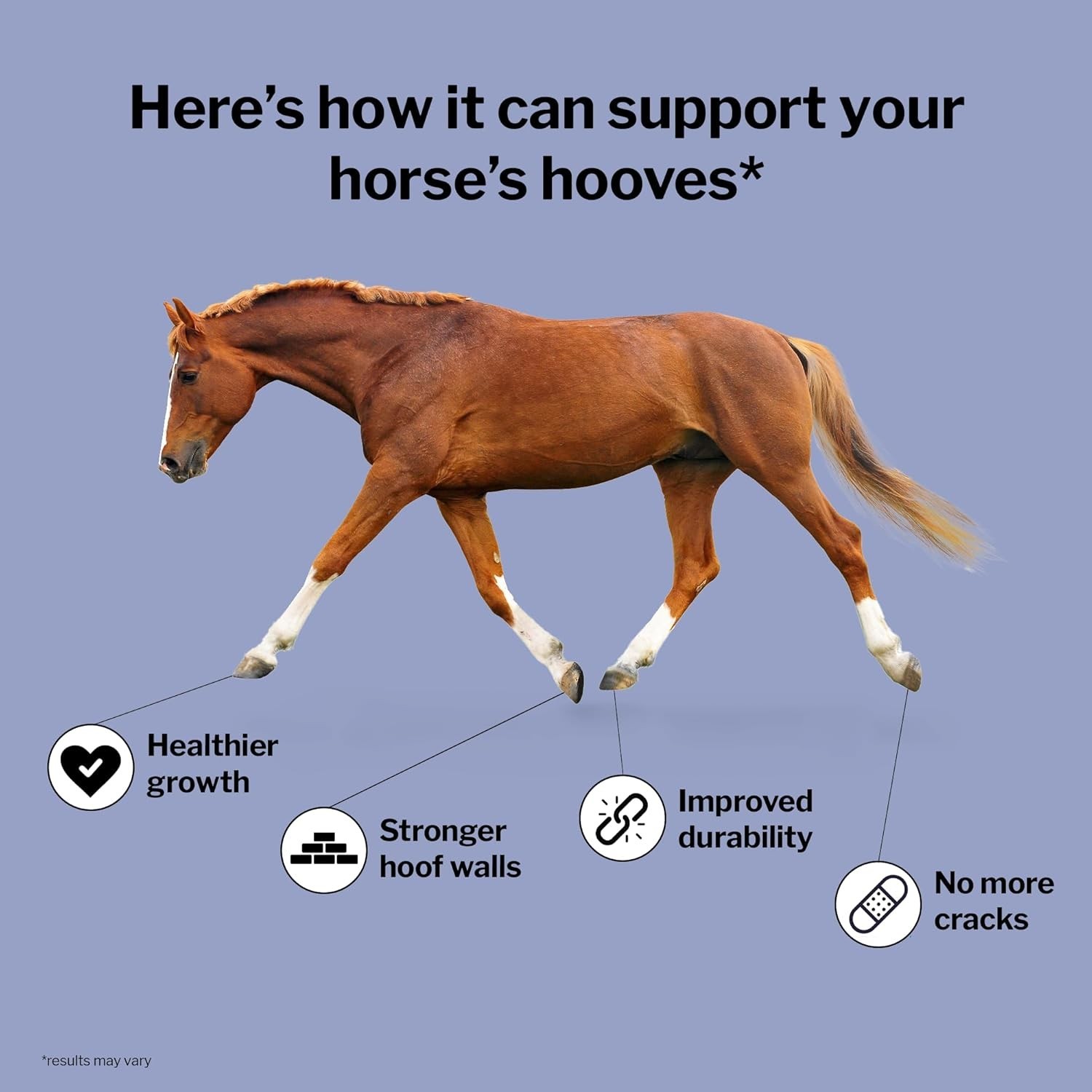 56-Day Supply of Hoof Health Supplement – Nourishing Formula for Strong Hooves