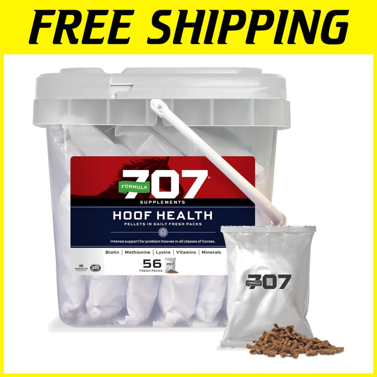 56-Day Supply of Hoof Health Supplement – Nourishing Formula for Strong Hooves