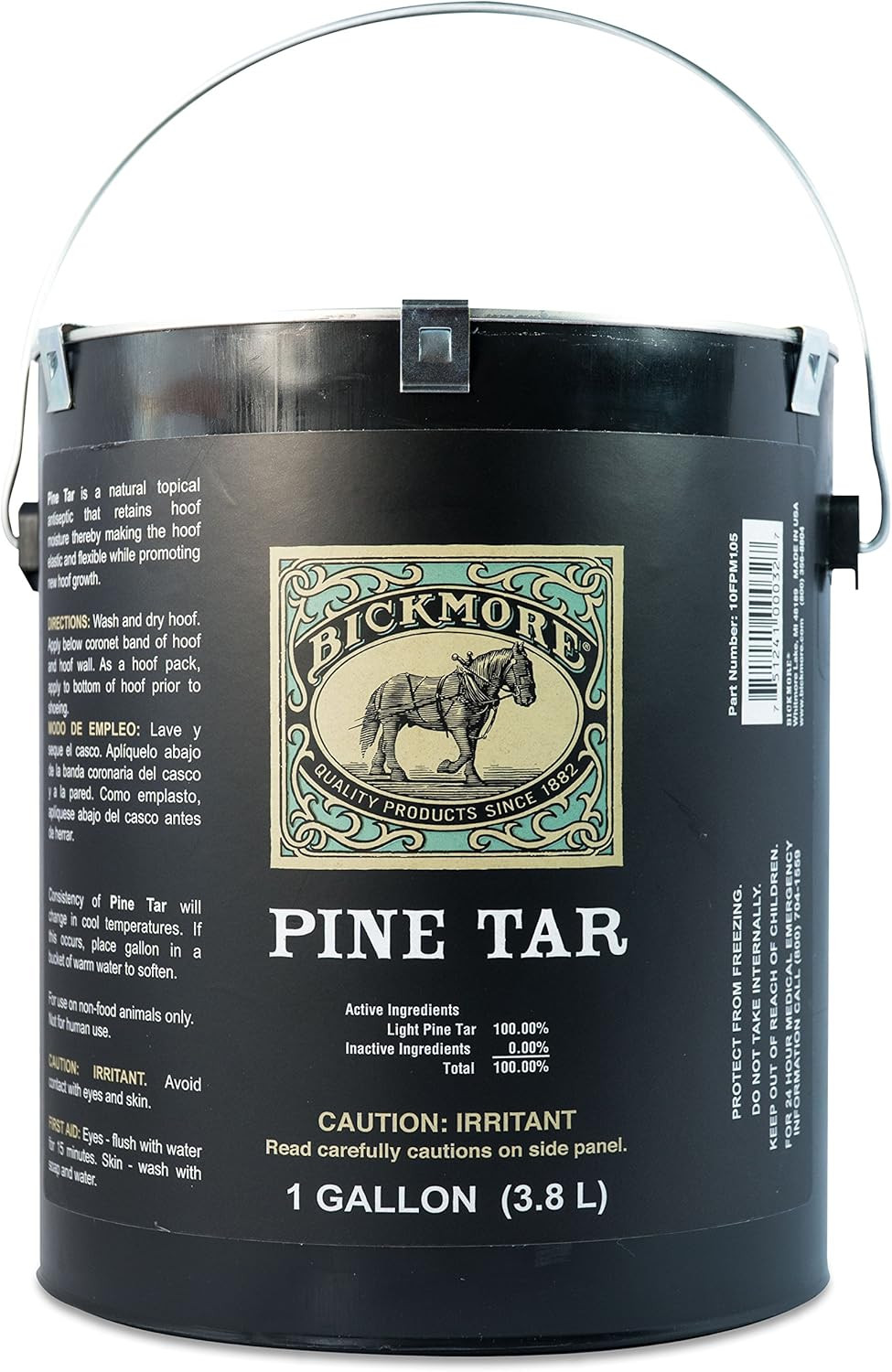 Pine Tar 1 Gallon – Hoof Care Formula for Horses