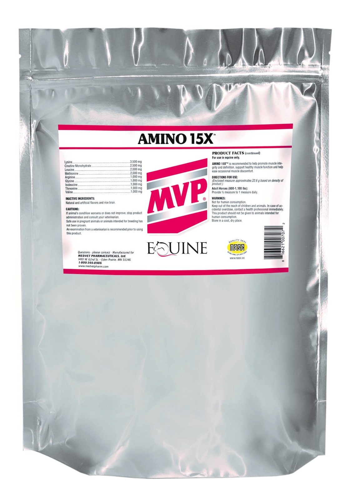 MVP Amino 15X (1.5lb) Supports Healthy Muscle Function, Development and Recov…