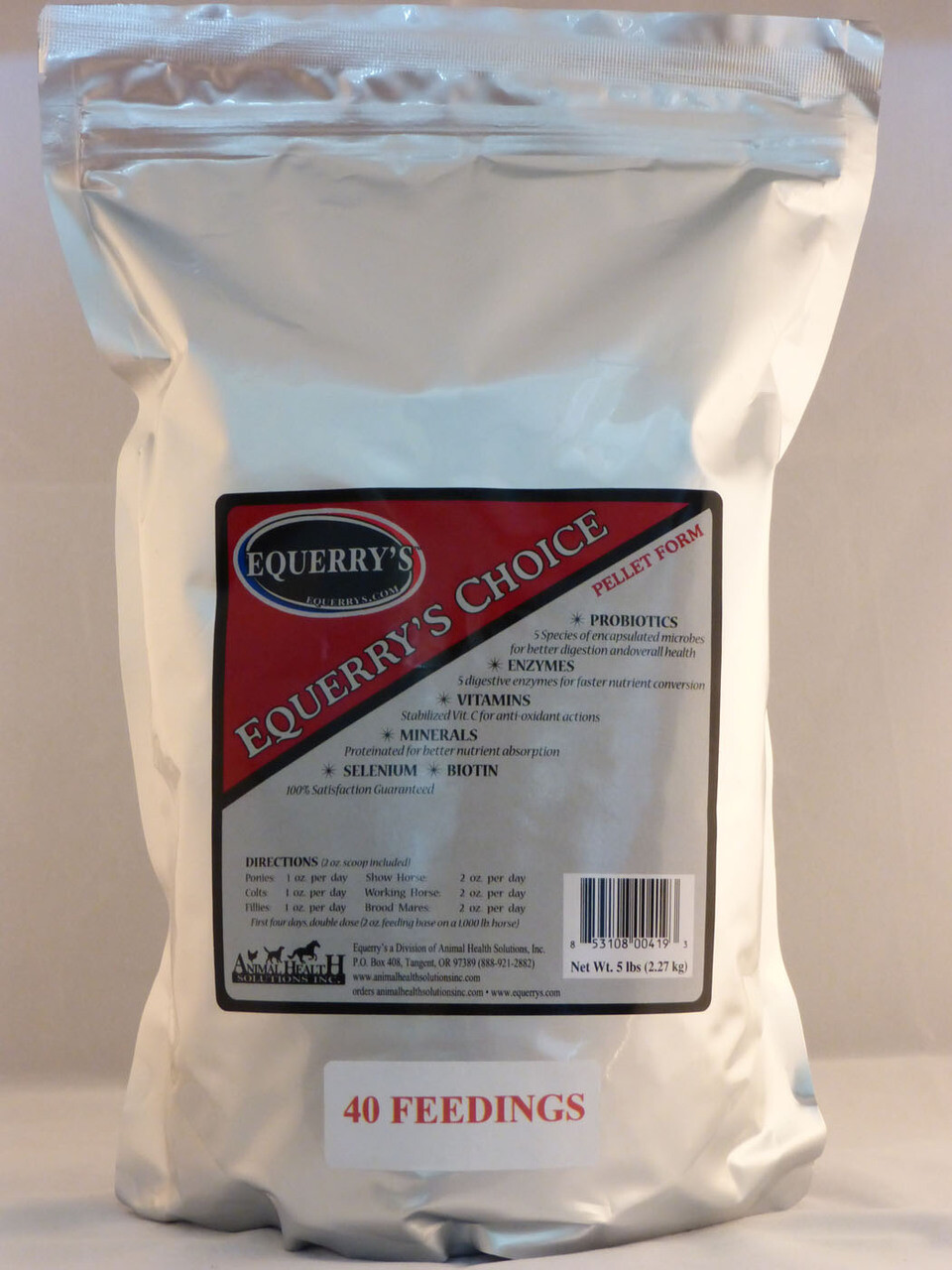 Equerry’s Choice Pellets – 5 lb bag
