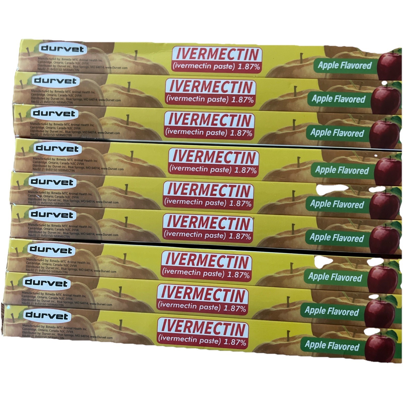 9 Pack In Box Paste Horse Dewormer Apple Flavor wormer EXP 10/2027