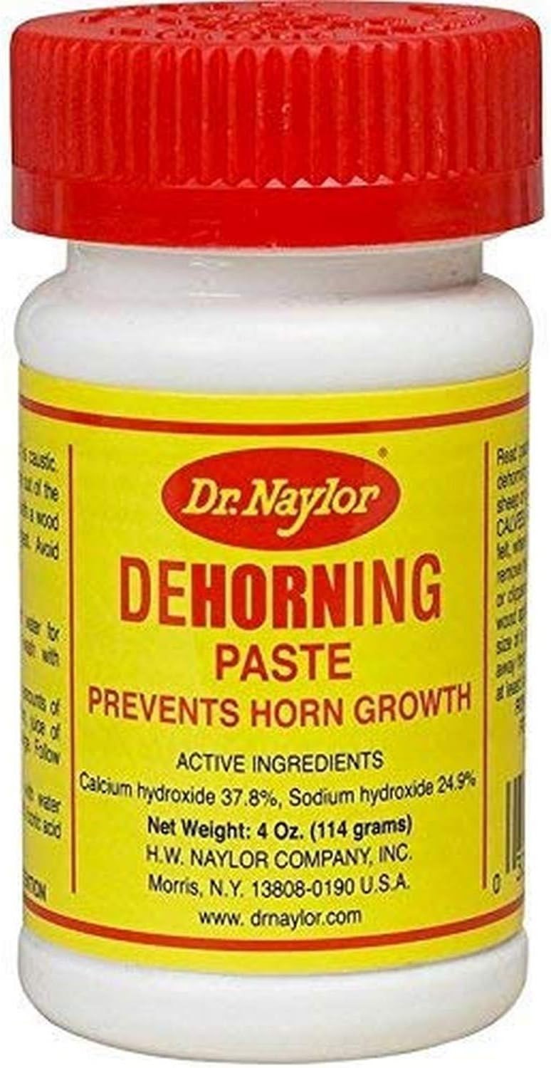 4 oz Dehorning Paste for Livestock – Gentle Unscented Formula by Naylor