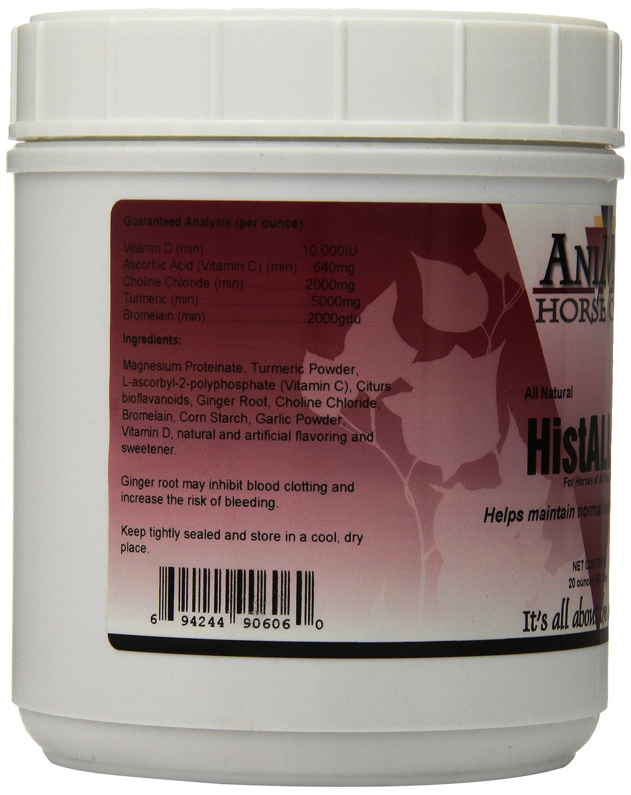 AniMed Histall-H to Support Respiratory Health in 20-Ounce, VITSUPPLEM