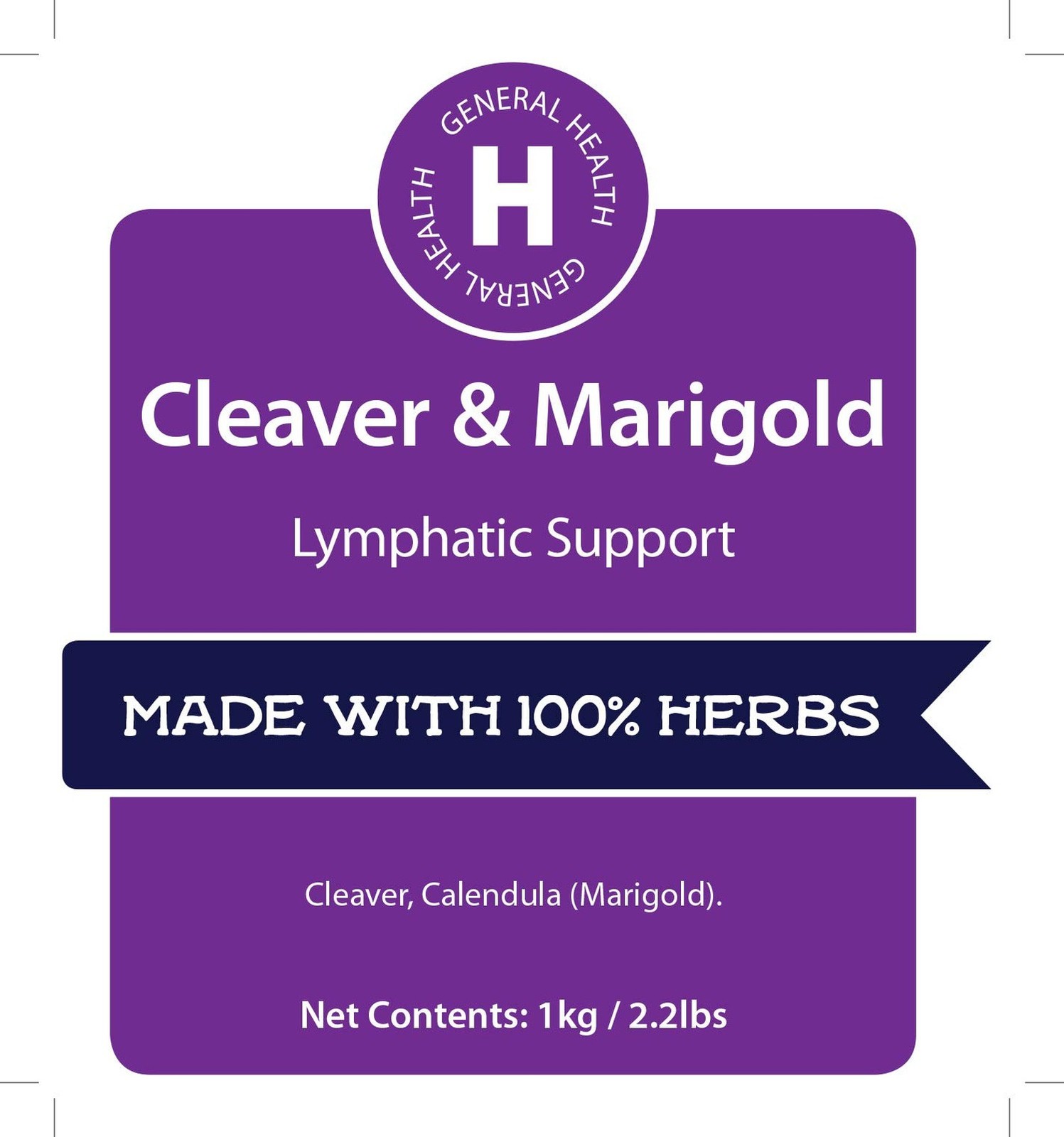 Hilton Herbs Cleavers & Marigold: Lymphatic Support