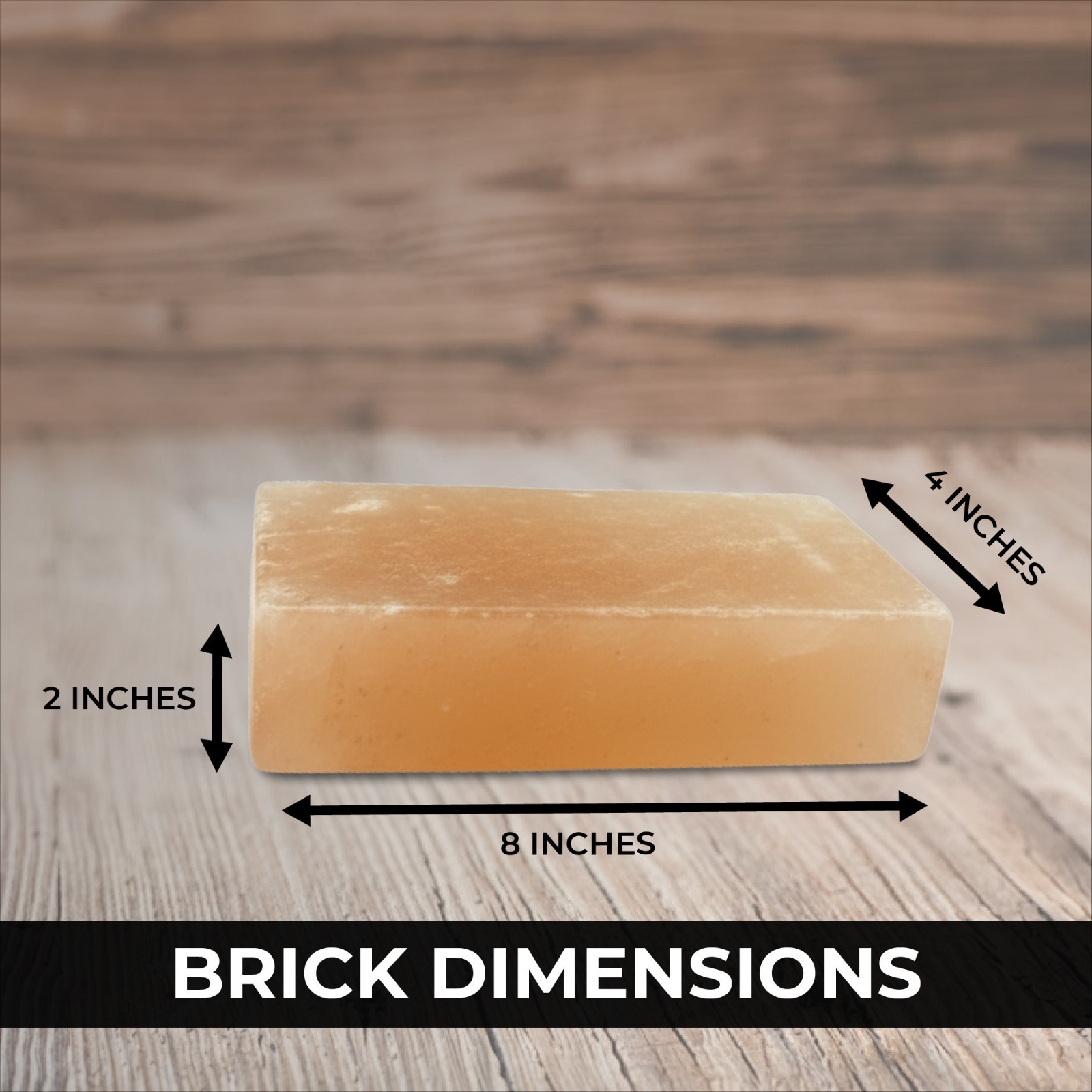 Pacific Pelican Himalayan Pink Salt Animal Lick Brick – Pack of 4 Refill Bricks