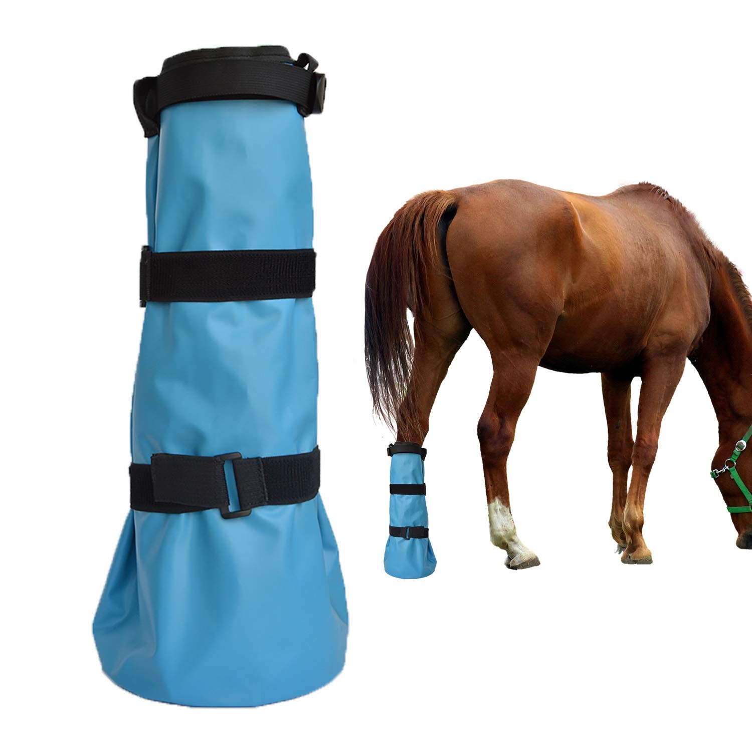 Easy Use Hoof Soaking Boot for Horse Soaker Bag Equine Soaking Boot Hooves Care