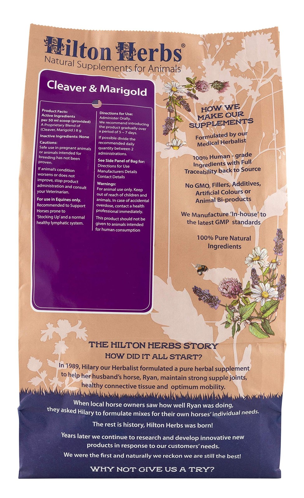Hilton Herbs Cleavers & Marigold: Lymphatic Support