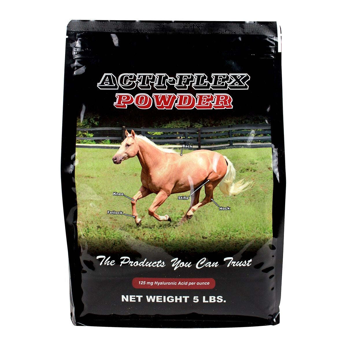 ACTI-FLEX HORSE SUPPLEMENT 5 LBS. Powder or Pellets For horses healthy joints