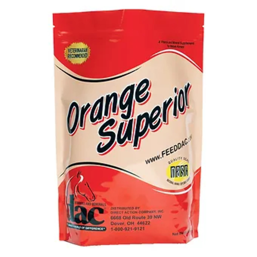 New! dac ORANGE SUPERIOR VITAMIN AND MINERAL SUPPLEMENT For horses 5 lbs.