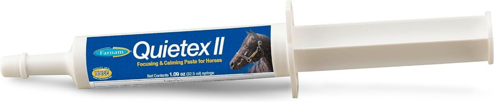 Quietex II Horse Calming Paste, 32.5ml – Non-Drowsy Relief for Anxious Horses
