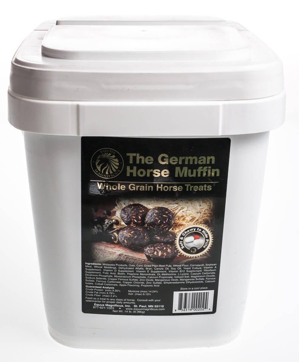 German Horse Muffins, 14 lb bucket