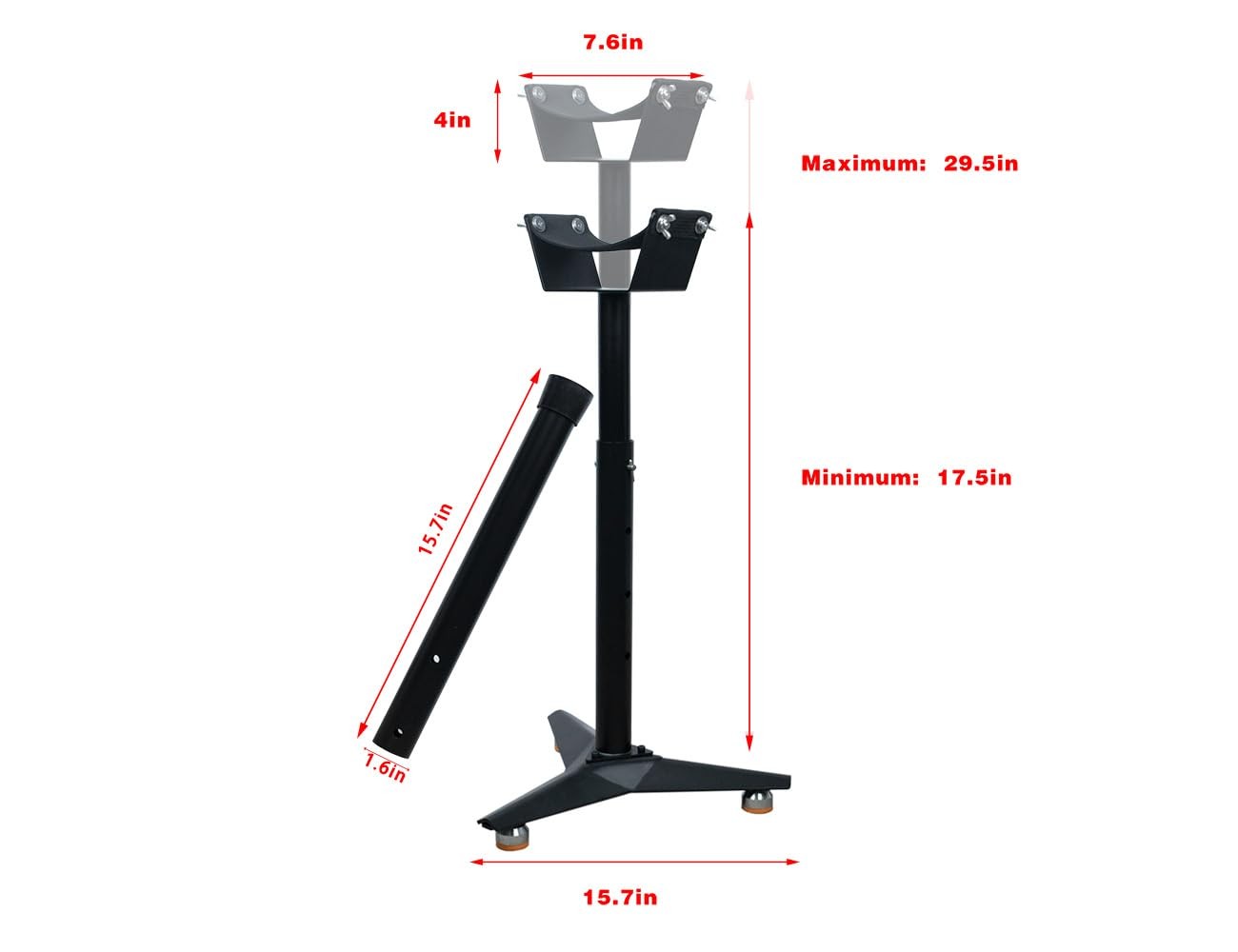 yskjyxgs Blacksmith Farrier Horse Hoof Stand Metal Hoof Stand with Adjustable…