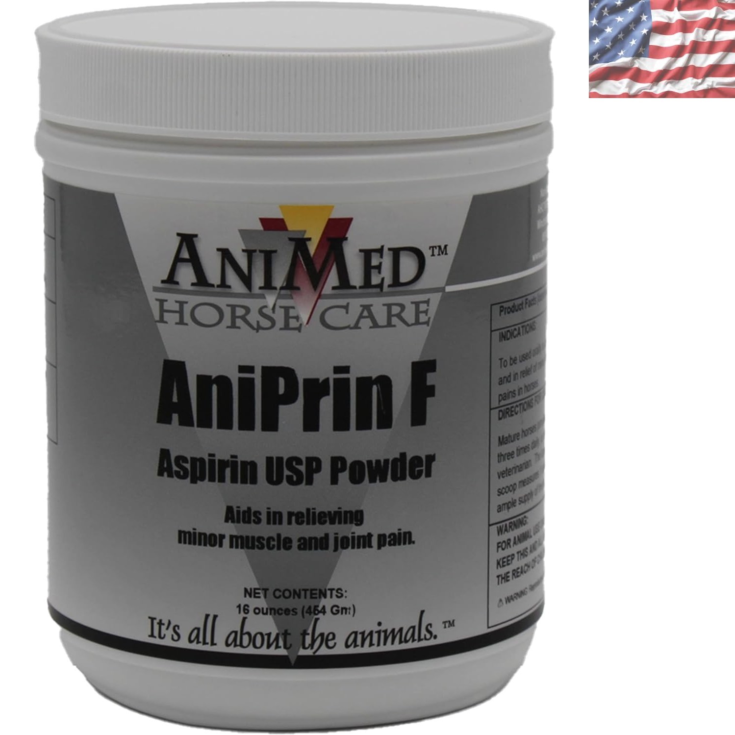 16 oz AniPrin F Digestive Health Powder – Unflavored & Easy to Mix for All Ages