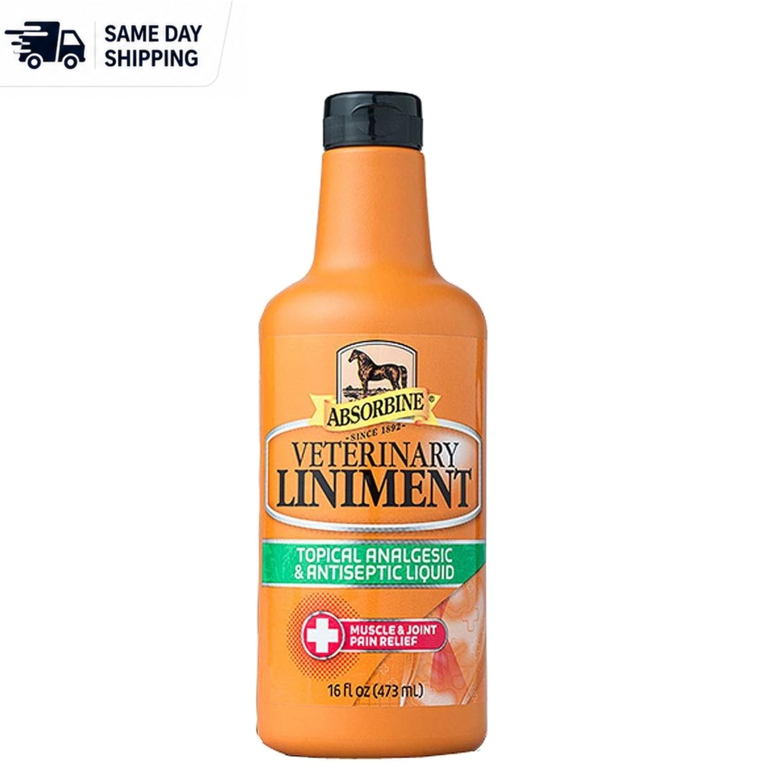 Vet Liniment – 16 oz for Fast Relief of Muscle & Joint Pain – Made in USA