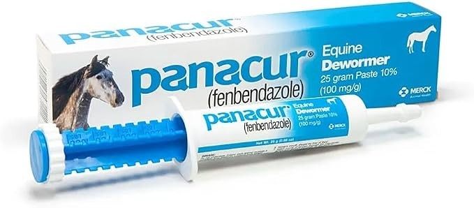 (3 Pack) PANACUR Dewormer Horse Paste 10%, 100mg Each White