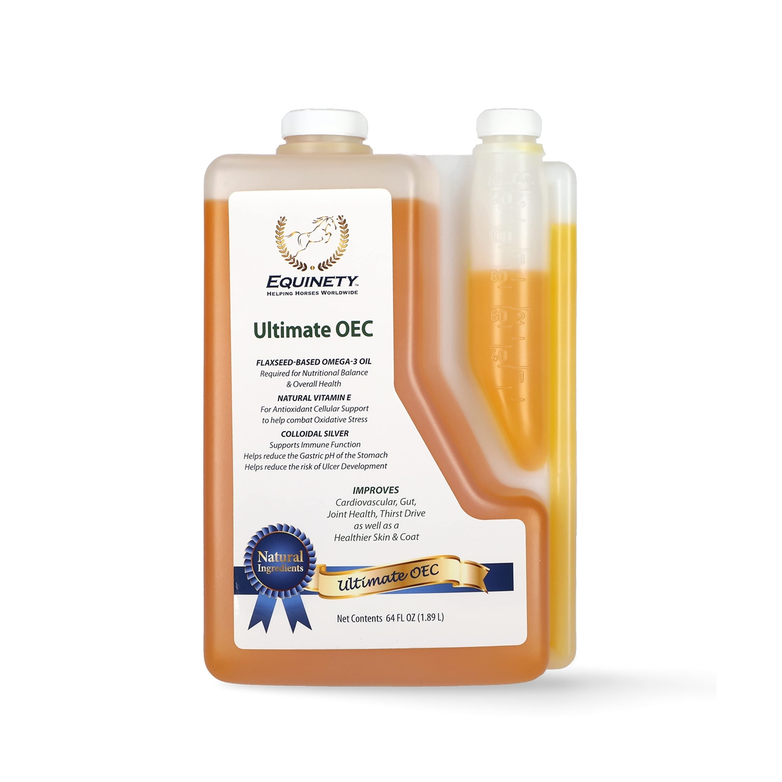 Ultimate OEC – Hoof Supplements for Horses – Omega 3 Supplement with Flax See…