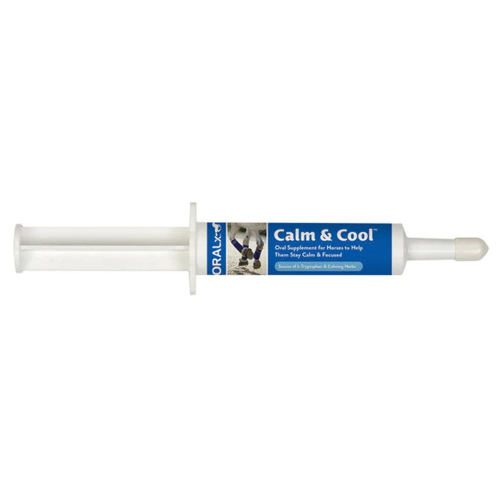 New! CALM & COOL HORSE SUPPLEMENT PASTE 34 gm Calming relaxing effect for horses