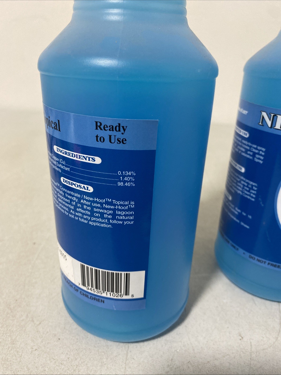 Lot Of 3 New-Hoof Topical 32oz Each For Dairy Cattle