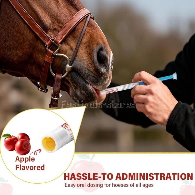 10 Pack New Paste Wormer Horse Dewormer Apple Flavor US Free Shipping EXP 1/2028
