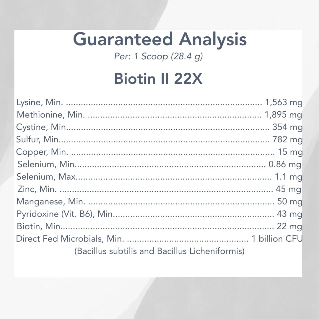 Biotin II 22X (5lb) Hoof for Horses