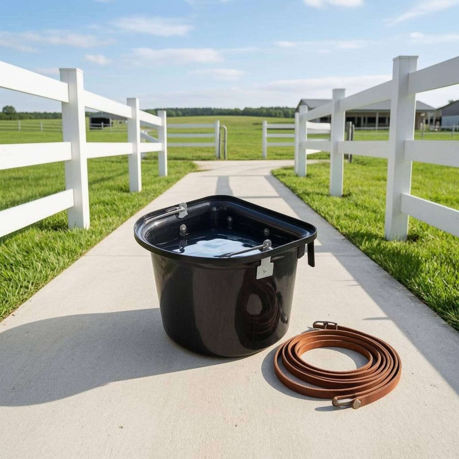 D-Shaped Nourishment Container Easy to Hang Hook Fence-Hanging Feeding