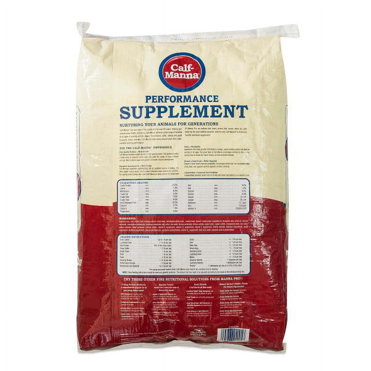 Manna Pro Calf-Manna Horse Treat Farm Animal Feed, 25lb