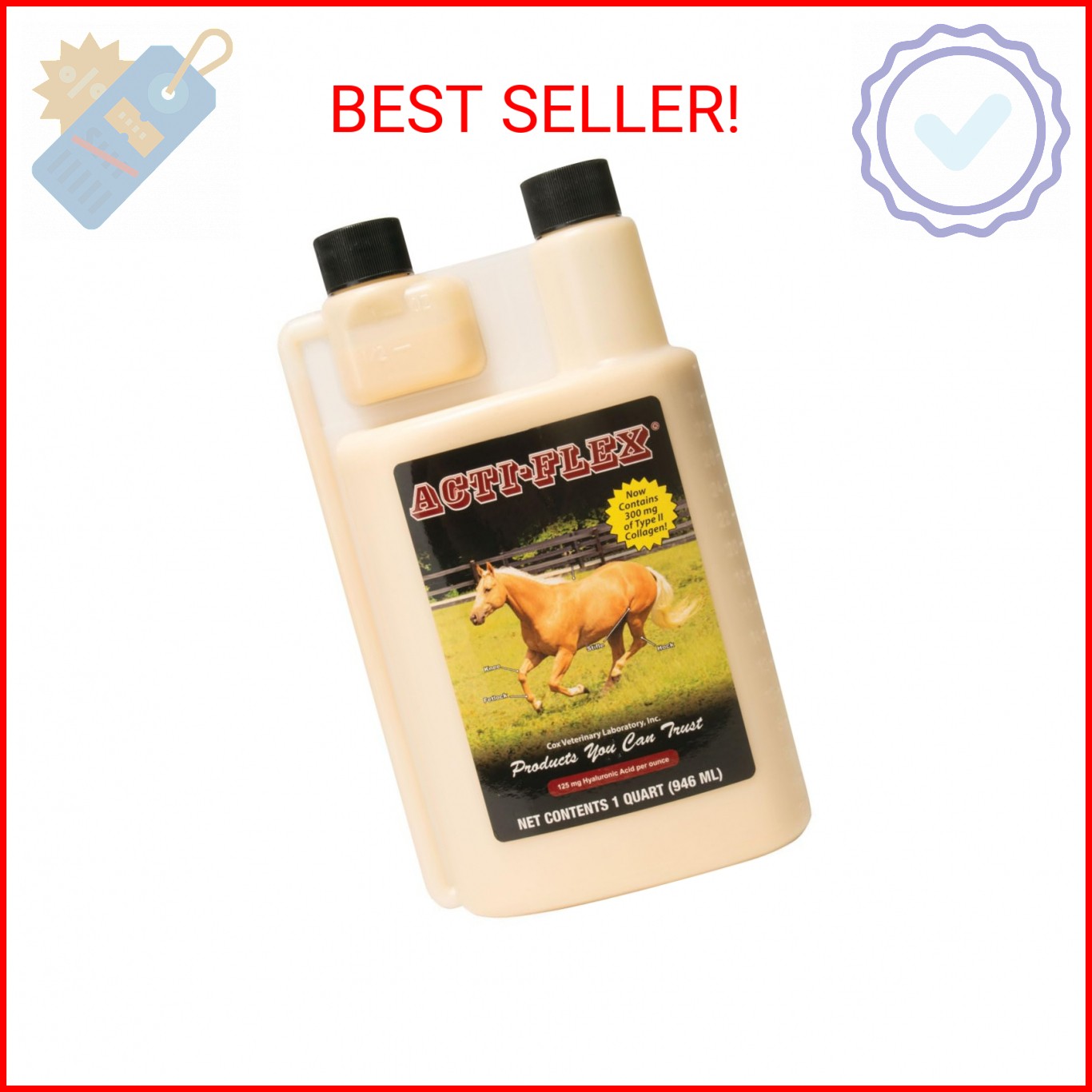 COX VETERINARY Acti Flex 4000 Solution 32 oz