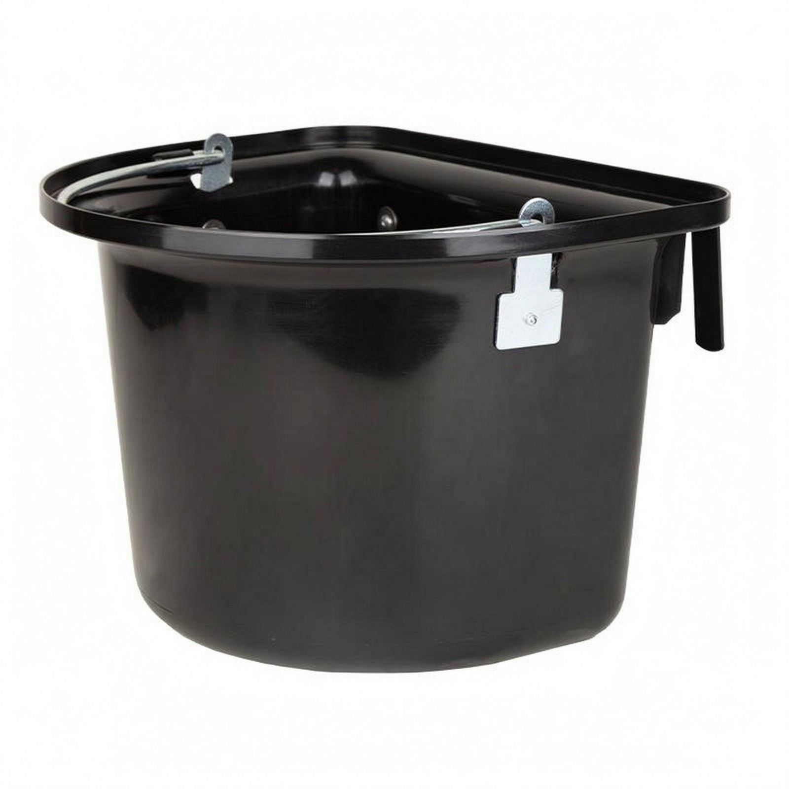 D-Shaped Nourishment Container Mountable Reliable Feeding Pail Container No