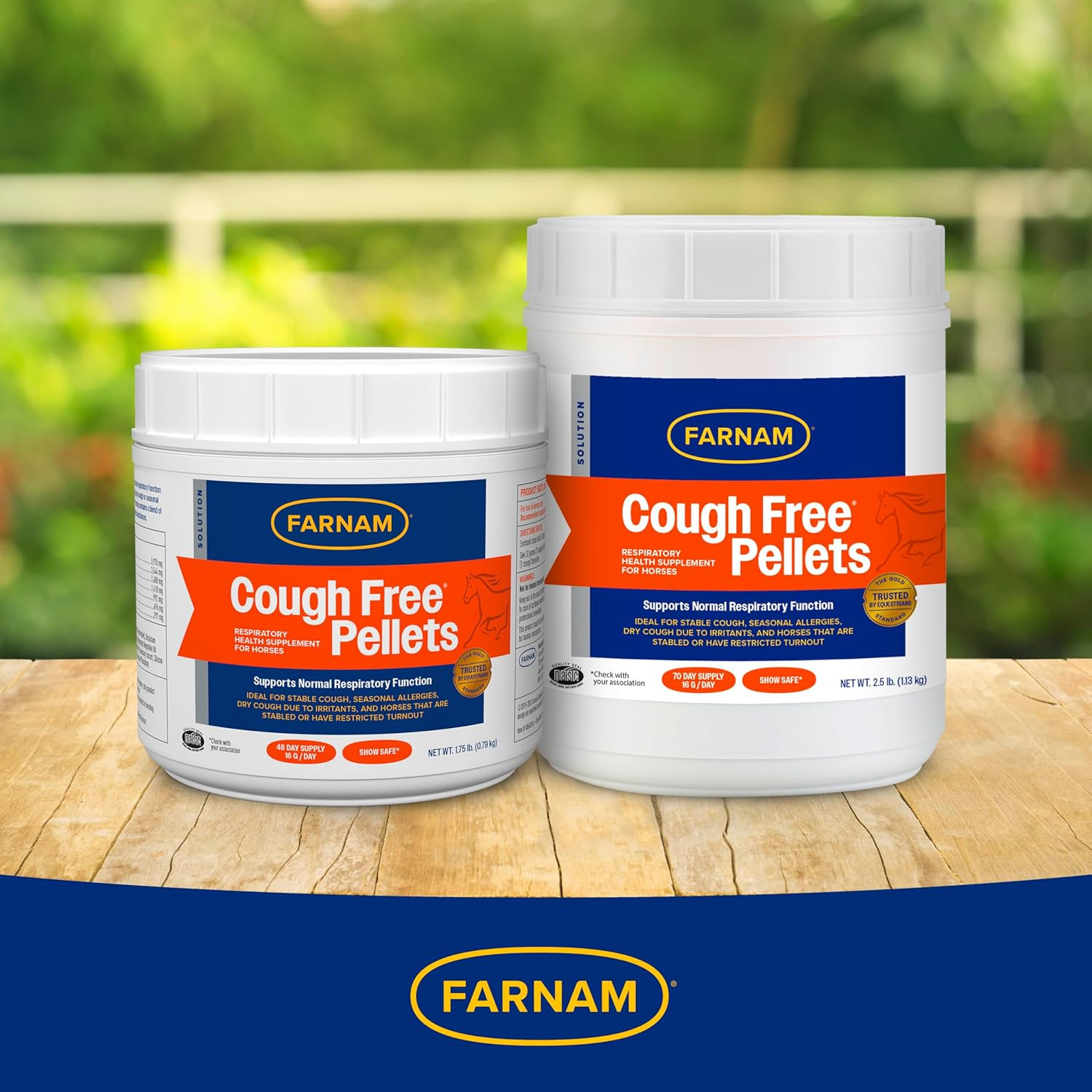 Cough Free Horse Supplement Pellets, Respiratory Support for Seasonal Allergies,