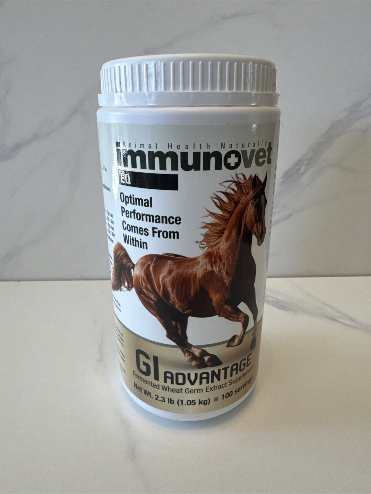 Immunovet EQ GI Advantage Fermented Wheat Germ Extract Supplement For Horses 2.3