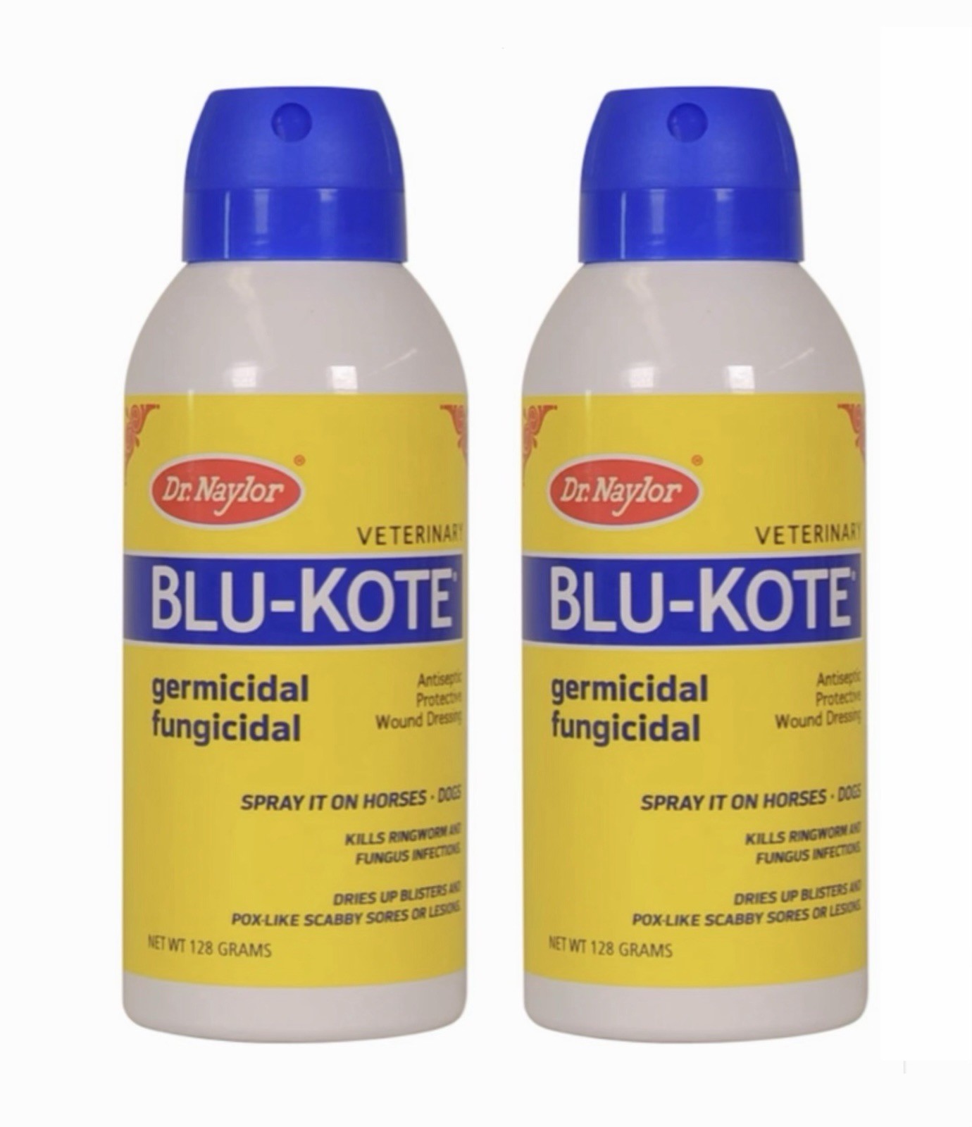 2 PACK – Dr. Naylor Blu-Kote Antiseptic Wound Spray 5 oz Dogs Horses Livestock