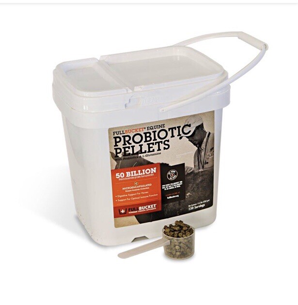 Full Bucket Equine Probiotic Pellets 11.6 lb 150 Servings FAST, FREE SHIPPING
